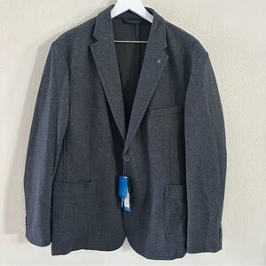 Report Collection Men's Charcoal Blazer Size 46